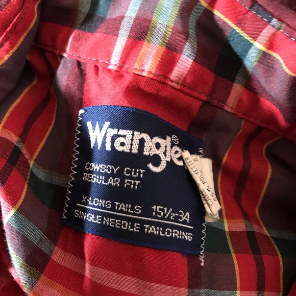 Wrangler vintage cowboy cut regular fit button dwn - Picture 6 of 8